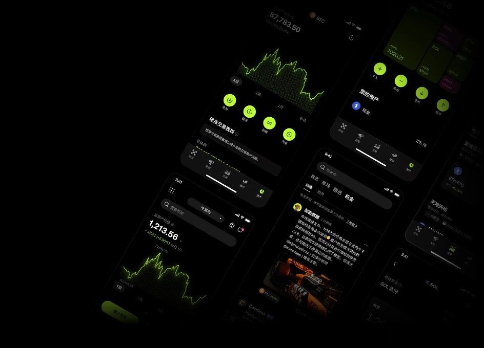 OKX平台主页展示